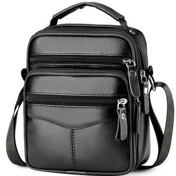 Мужская сумка-барсетка кожанная черная Tiding Bag 75003 75003 фото